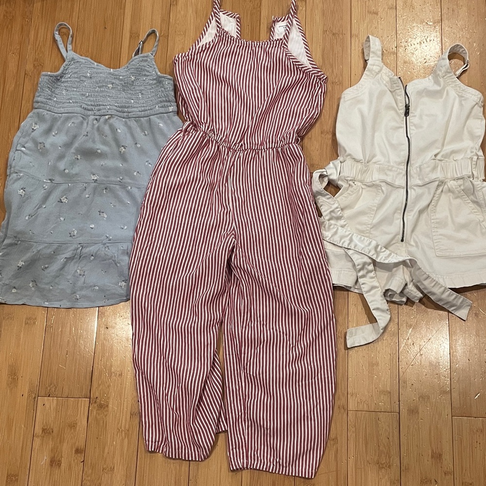 abercrombie kids jumpsuit bundle girls size 9/10